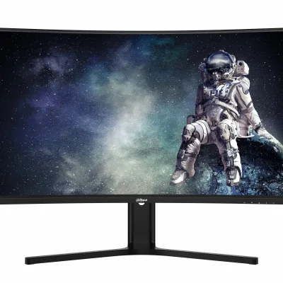 DAHUA E330CA 31.5-Inch QHD 180Hz Curved Gaming Monitor 1500R HDMI 2.0 DisplayPort 1.4 Adaptive Sync Black Monitor (DHI-LM32-E330CA)