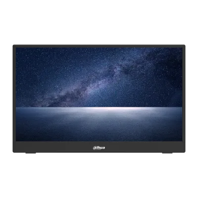 DAHUA PM16-F201SDT 15.6-Inch Full HD Touchscreen Portable Monitor HDMI Dual USB-C Built-in Speakers VESA Mount Black Monitor (PM16-F201SDT)